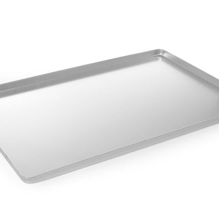 HENDI Auslagetablett für Süsswaren – Silber – 300 × 200 × H 20 mm – Produktansicht