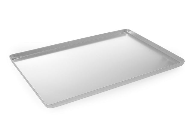 HENDI Auslagetablett für Süsswaren – Silber – 300 × 200 × H 20 mm – Produktansicht