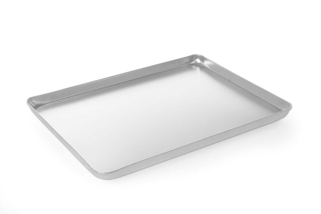 HENDI Auslagetablett für Süsswaren – Silber – 400 × 300 × 20 mm – Produktansicht