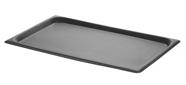 HENDI Backblech mit Antihaftbeschichtung CONVECTOMAT ROAST – GN 1 / 1 – Schwarz – 530 × 325 × H 17 mm – Produktansicht