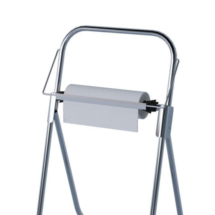 HENDI Papierhandtuchspender –  freistehend – 540 × 395 × H 975 mm – Detailansicht