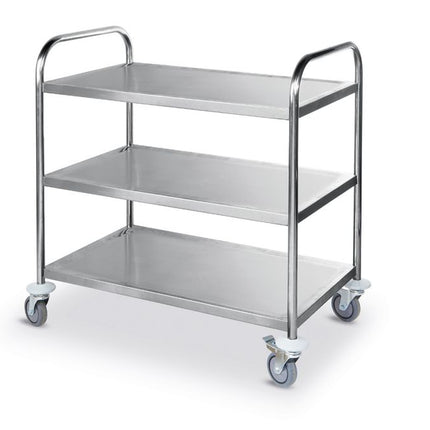 HENDI Servierwagen – 905 × 585 × 945 mm – Produktansicht