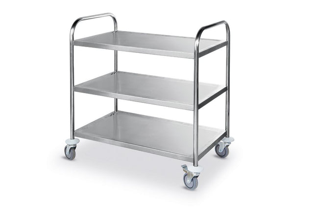HENDI Servierwagen – 905 × 585 × 945 mm – Produktansicht