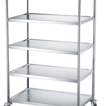 HENDI Servierwagen mit 5 Regalböden – 905 × 585 × 1545 mm – Produktansicht
