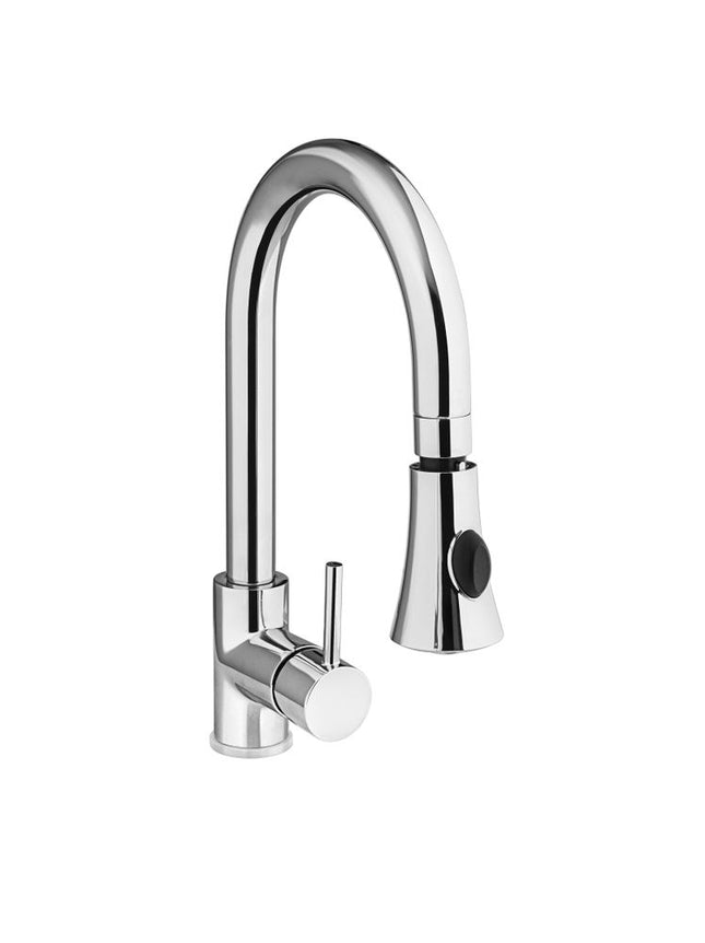 HENDI Ausziehbare Küchenarmatur – 370 × 50 × H 110 mm – Produktansicht