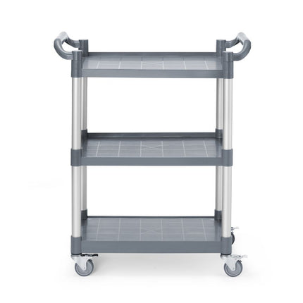 AmerBox Servierwagen aus Polypropylen mit 3 Fächern – klein – 800 × 420 × 945 mm – Produktansicht