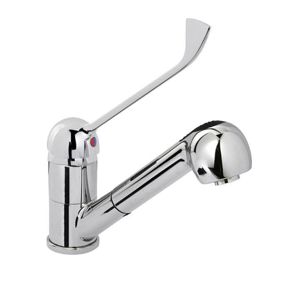 HENDI Wasserhahn ausziehbar – 230 × 50 × 250 mm – Produktansicht