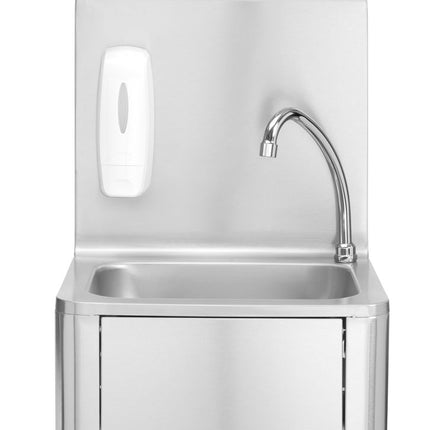 HENDI Handwaschbecken mit Kniebedienung – 400 × 330 × 560 mm – weitere Produktansicht