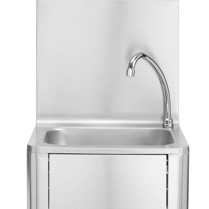 HENDI Handwaschbecken mit Kniebedienung – 400 × 330 × 560 mm – Produktansicht