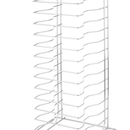 HENDI Pizzaständer mit 14 Fächern – 300 × 305 × 680 mm – Produktansicht
