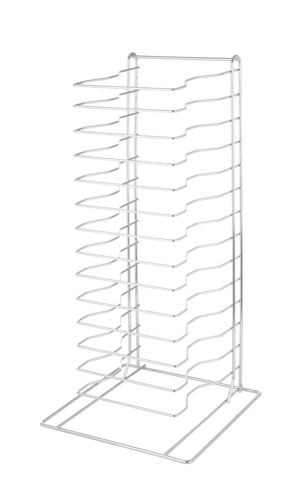 HENDI Pizzaständer mit 14 Fächern – 300 × 305 × 680 mm – Produktansicht