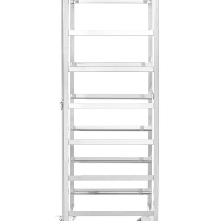 HENDI Transportwagen für Spülmaschinenkörbe - 7 Körbe à 500 × 500 mm – 615 × 560 × 1710 mm – Produktansicht