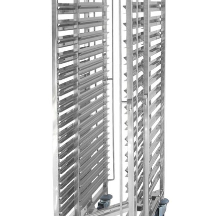 HENDI Abräumwagen kompakt - 15 x GN 1 / 1 – 445 × 610 × 1710 mm – Produktansicht