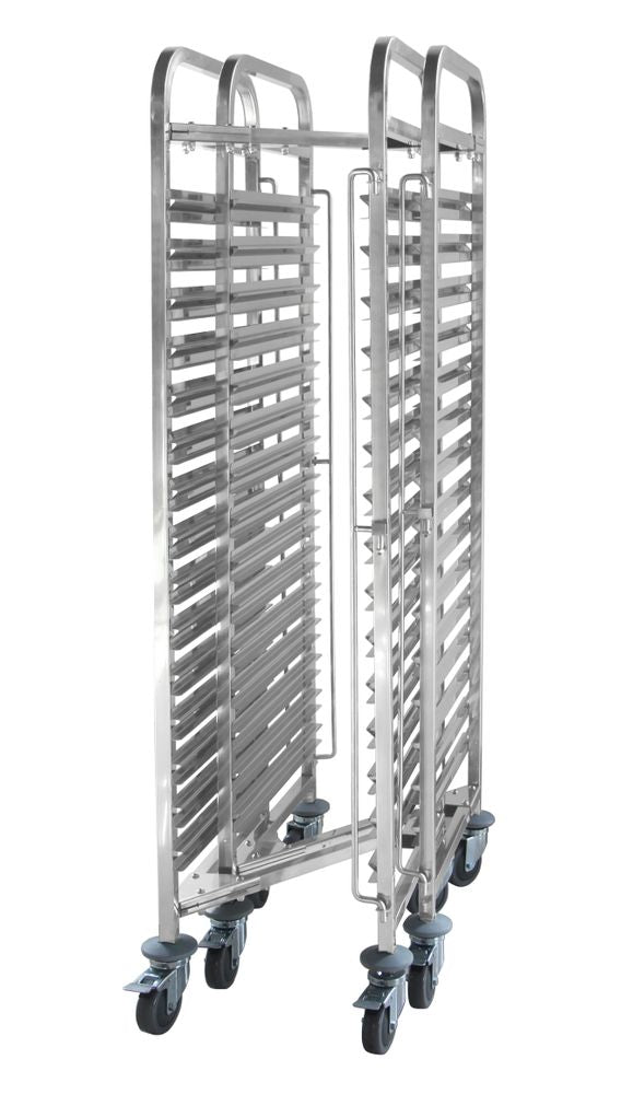 HENDI Abräumwagen kompakt - 15 x GN 1 / 1 – 445 × 610 × 1710 mm – Produktansicht
