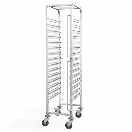 HENDI Abräumwagen - 15 x GN 1 / 1 – Profi Line – 440 × 610 × 1710 mm – Produktansicht