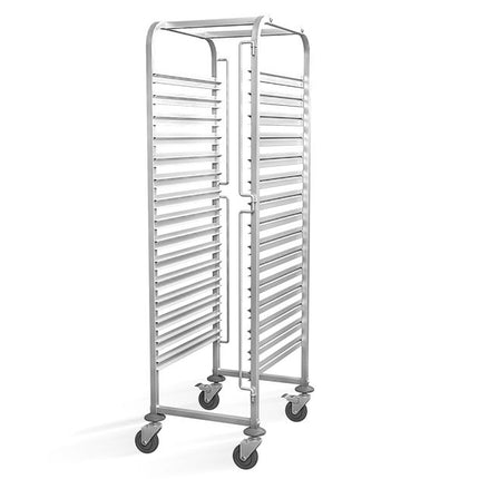 HENDI Abräumwagen - 15 × 600 × 400 mm – Profi Line – 515 × 680 × 1710 mm – Produktansicht