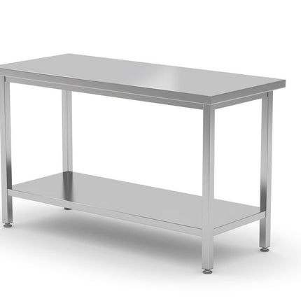 HENDI Zentraler Arbeitstisch – verschraubt – Profi Line – 1600 × 700 × 850 mm – Produktansicht