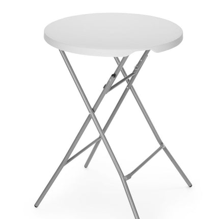 AmerBox Bar-Stehtisch – Max. Last 80 kg – Weiß – Ø 800 × H 1100 mm – weitere Produktansicht