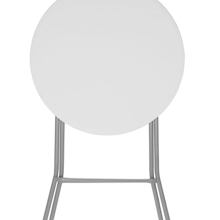 AmerBox Bar-Stehtisch – Max. Last 80 kg – Weiß – Ø 800 × H 1100 mm – weitere Produktansicht