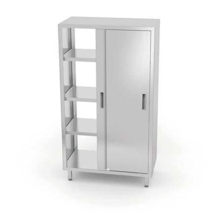 HENDI Durchreicheschrank mit Schiebetüren – verschraubt – Kitchen Line – 800 × 700 × 1800 mm – Produktansicht