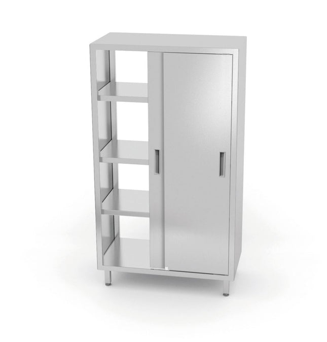 HENDI Durchreicheschrank mit Schiebetüren – verschraubt – Kitchen Line – 800 × 700 × 1800 mm – Produktansicht
