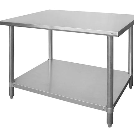HENDI Zentraler Arbeitstisch – Budget Line – 1200 × 600 × 850 mm – Produktansicht