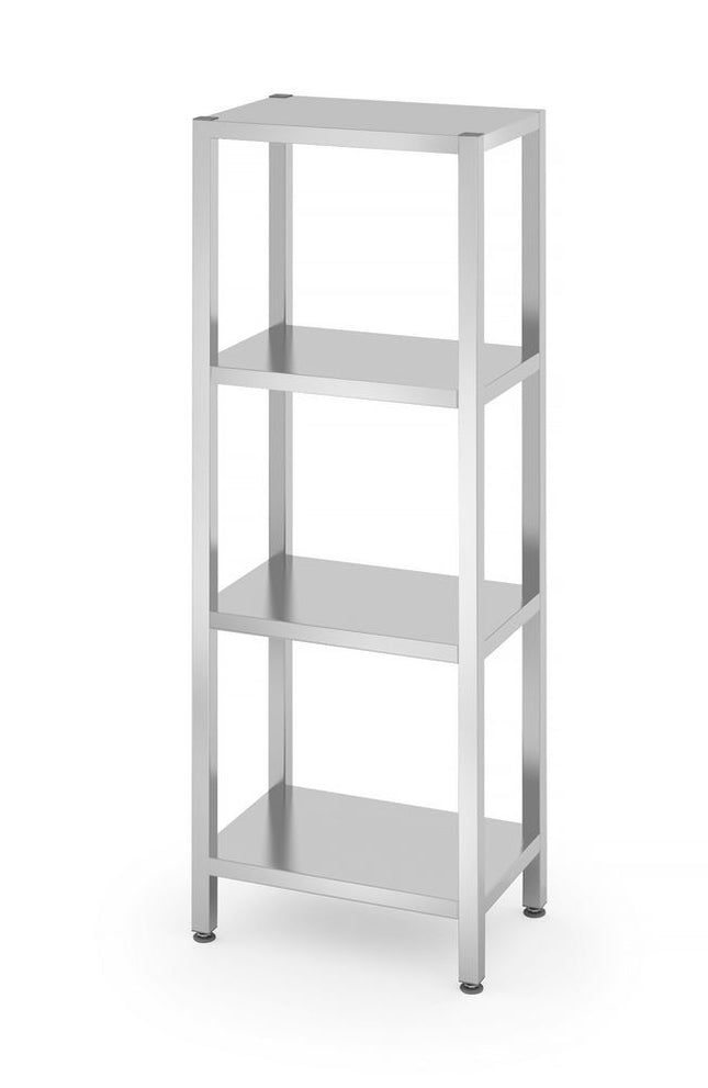 HENDI Lagerregal mit 4 Regalen – verschraubt – Kitchen Line – 600 × 400 × 1800 mm – Produktansicht