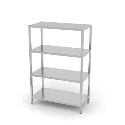 HENDI Lagerregal mit 4 Regalen – verschraubt – Kitchen Line – 1000 × 400 × 1800 mm – Produktansicht