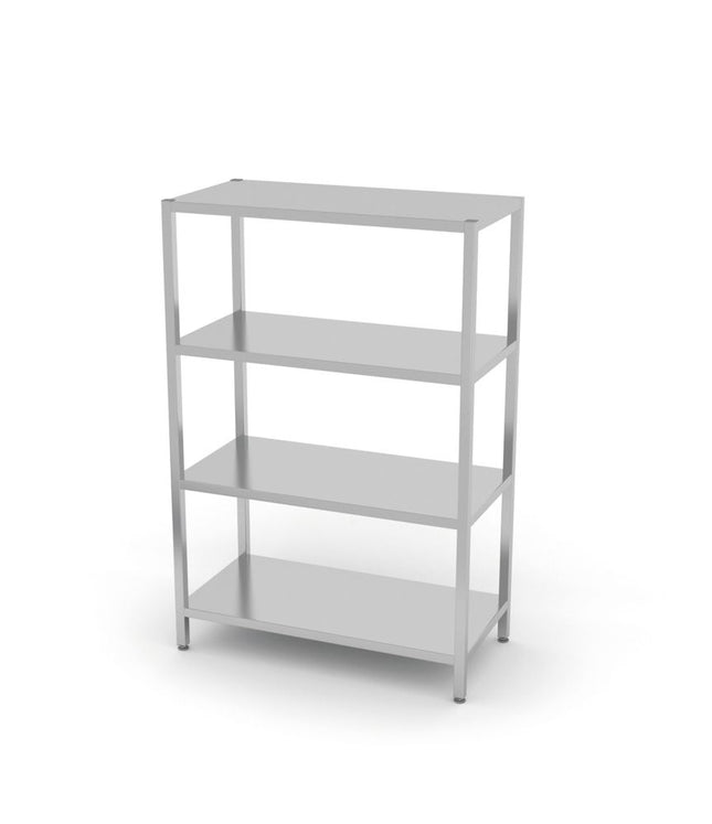 HENDI Lagerregal mit 4 Regalen – verschraubt – Kitchen Line – 1000 × 400 × 1800 mm – Produktansicht
