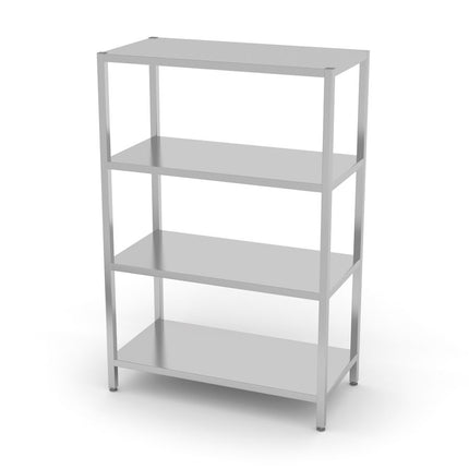 HENDI Lagerregal mit 4 Regalen – verschraubt – Kitchen Line – 1000 × 500 × 1800 mm – Produktansicht