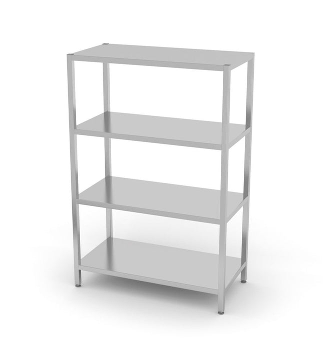 HENDI Lagerregal mit 4 Regalen – verschraubt – Kitchen Line – 1000 × 500 × 1800 mm – Produktansicht