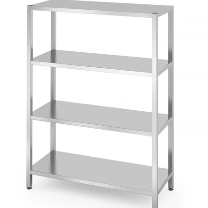 HENDI Lagerregal mit 4 Regalen – verschraubt – Kitchen Line – 1200 × 500 × 1800 mm – Produktansicht
