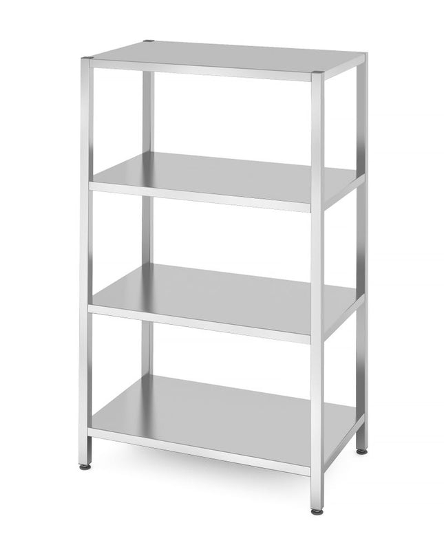 HENDI Lagerregal mit 4 Regalen – verschraubt – Kitchen Line – 1000 × 600 × 1800 mm – Produktansicht