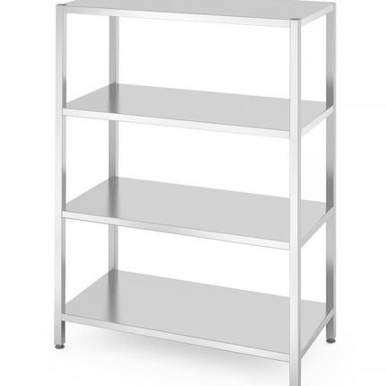 HENDI Lagerregal mit 4 Regalen – verschraubt – Kitchen Line – 1200 × 600 × 1800 mm – Produktansicht