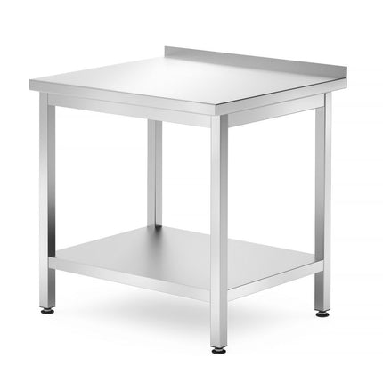 HENDI Wandtisch mit Ablage – verschraubt – Tiefe 700 mm – Profi Line – 800 × 700 × 850 mm – Produktansicht