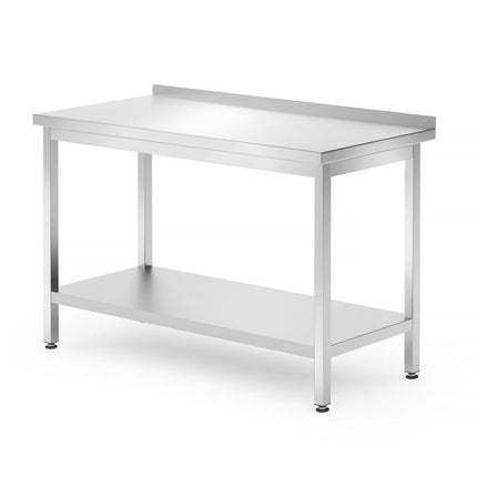 HENDI Wandtisch mit Ablage – verschraubt – Tiefe 700 mm – Profi Line – 1200 × 700 × 850 mm – Produktansicht