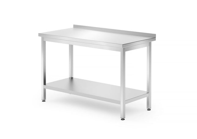 HENDI Wandtisch mit Ablage – verschraubt – Tiefe 700 mm – Profi Line – 1200 × 700 × 850 mm – Produktansicht