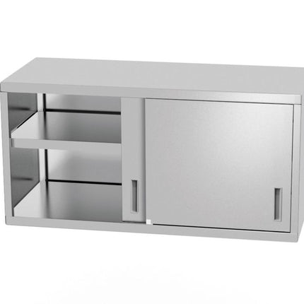 HENDI Wandschrank – verschweißt – mit Schiebetüren – Profi Line – 1000 × 300 × 600 mm – Produktansicht