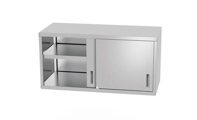 HENDI Wandschrank – verschweißt – mit Schiebetüren – Profi Line – 1000 × 300 × 600 mm – Produktansicht
