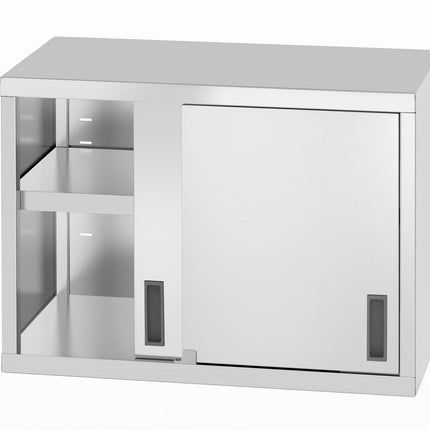 HENDI Hängeschrank – verschweißt – mit Schiebetüren – Profi Line – 800 × 400 × 600 mm – Produktansicht