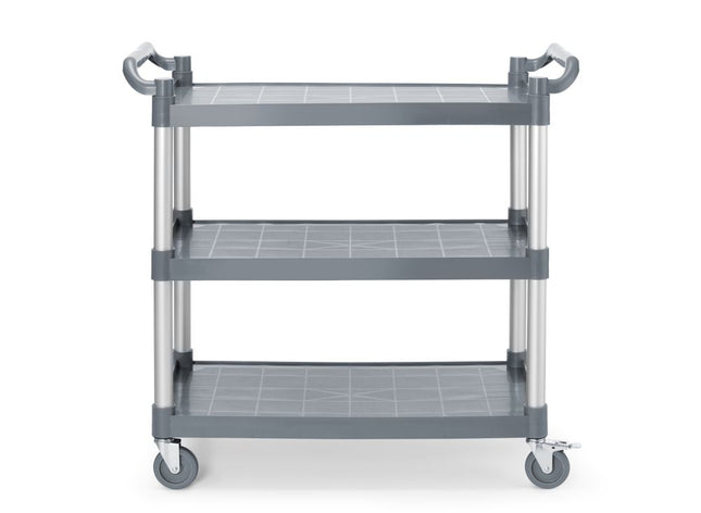 AmerBox Servierwagen aus Polypropylen mit Lagen –  groß – 1010 × 500 × H 960 mm – Produktansicht