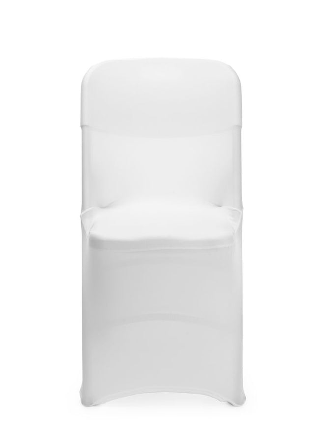 HENDI Klappstuhlbezug – Kitchen Line – 810965 & 910989 – Weiß – 540 × 440 × H 840 mm – Produktansicht