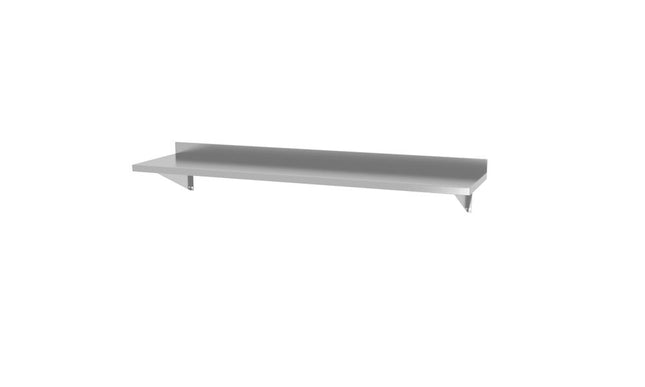 HENDI Wandablage – mit 2 Halterungen – 1200 × 300 × 250 mm – Produktansicht