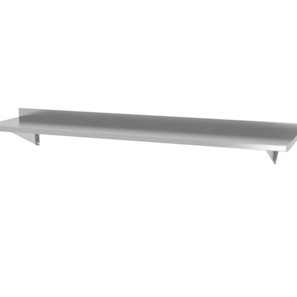 HENDI Wandablage – mit 2 Halterungen – 1400 × 300 × 250 mm – Produktansicht