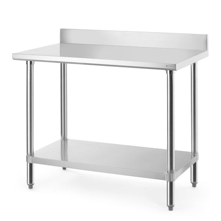 HENDI Arbeitstisch mit Aufsatz – Budget Line – 1000 × 600 × H 950 mm – Produktansicht