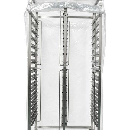 HENDI Abdeckung für Wagen – Transparent – 760 × 570 × H 1630 mm  – Detailansicht 3