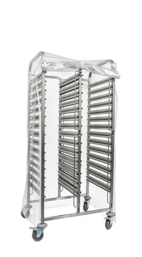 HENDI Abdeckung für Wagen – Transparent – 760 × 570 × H 1630 mm  – Produktansicht