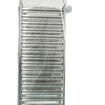 HENDI Abdeckung für Wagen – Transparent – 400 × 570 × H 1595 mm  – Produktansicht