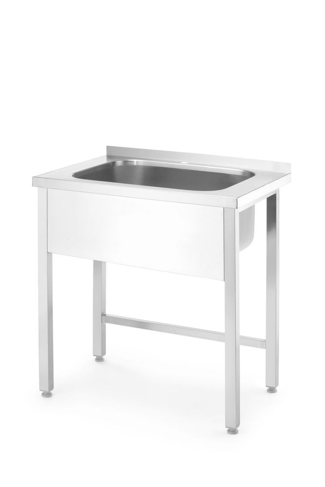 HENDI Spültisch – 800 × 650 × H 850 mm  – Produktansicht