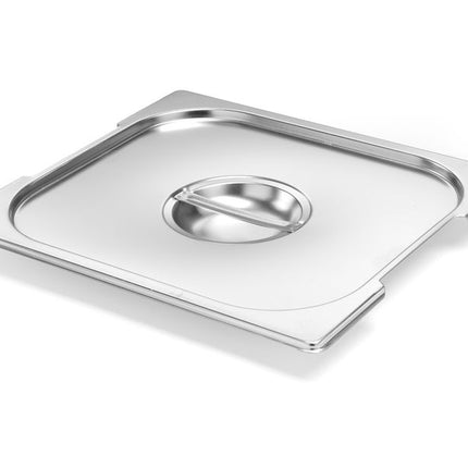 HENDI Gastronorm Deckel mit Griffaussparung – Budget Line – GN 2 / 3 – 354 × 325 mm – Produktansicht
